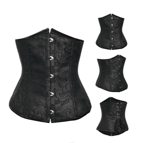 Женская Подгрудь Корсеты Талия Cincher Бюстье Топ Готический Корсет